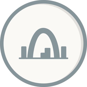 Gateway Arch Vector Icon