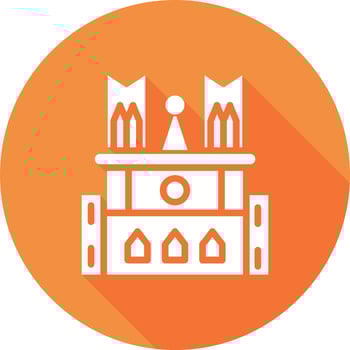 Notre Dame Vector Icon