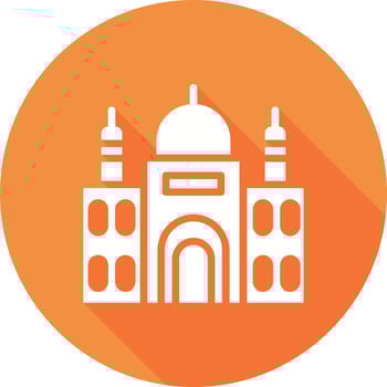 Taj Mahal Vector Icon