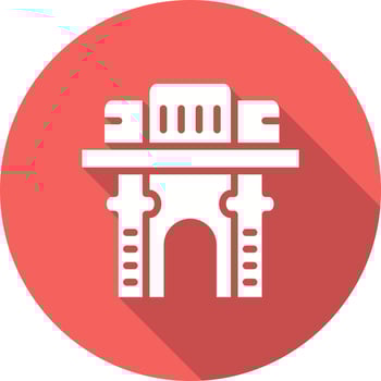 Gate Of India Vector Icon