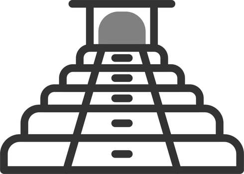 Chichen Itza Vector Icon