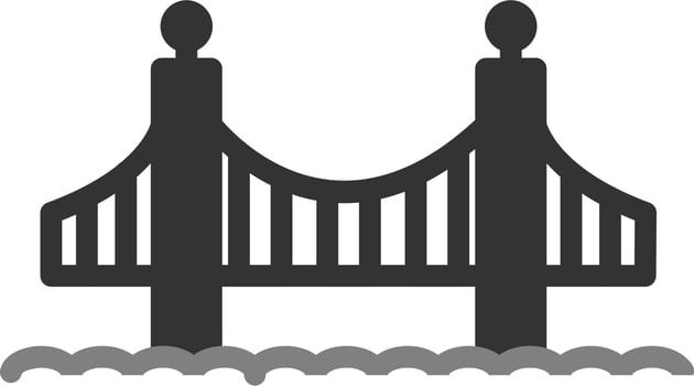 Golden Gate Vector Icon