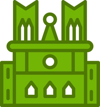 Notre Dame Vector Icon