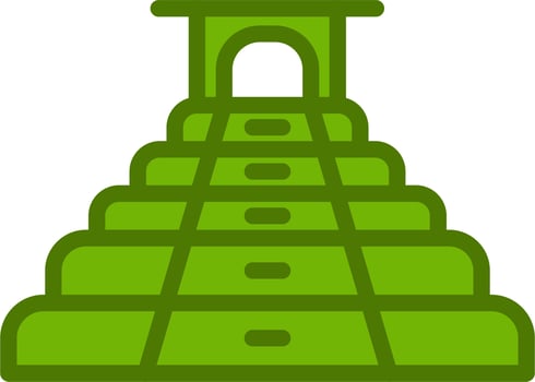 Chichen Itza Vector Icon