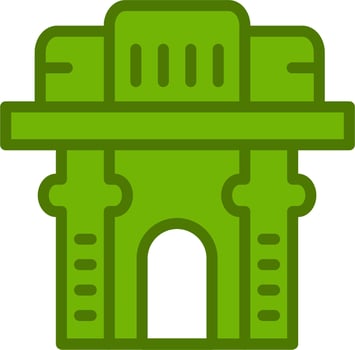 Gate Of India Vector Icon