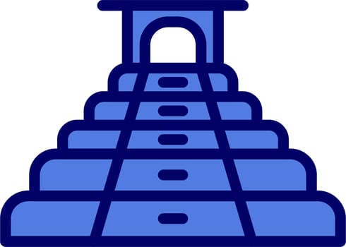 Chichen Itza Vector Icon