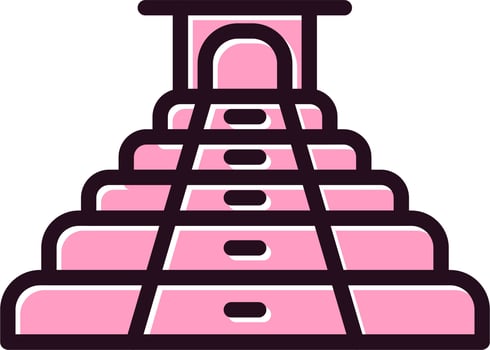 Chichen Itza Vector Icon