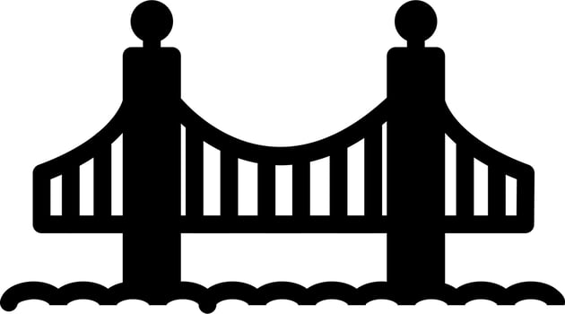 Golden Gate Vector Icon