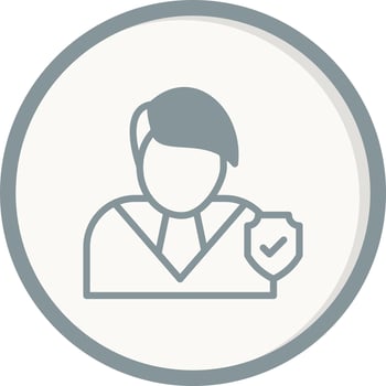 Insurance agent Vector Icon
