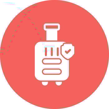 Travel Insurance Vector Icon