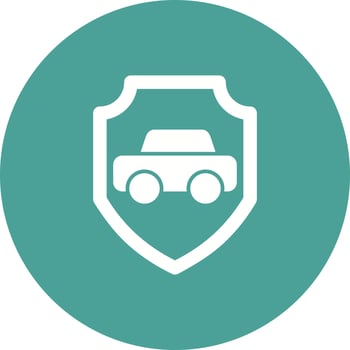 Car Insurance Vector Icon