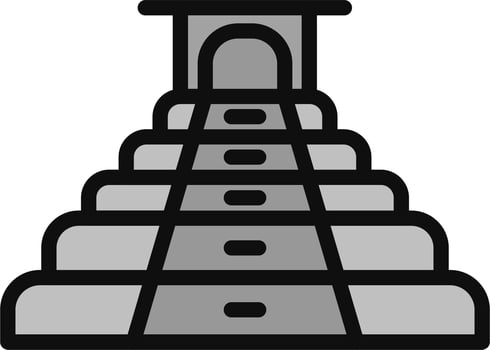 Chichen Itza Vector Icon