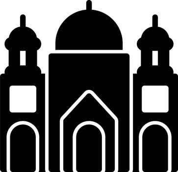 Badshahi Mosque Vector Icon