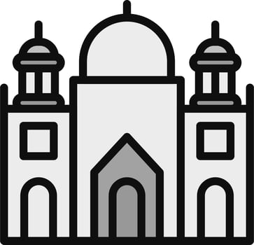 Badshahi Mosque Vector Icon