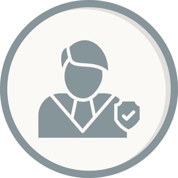 Insurance agent Vector Icon