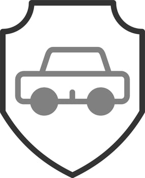 Car Insurance Vector Icon