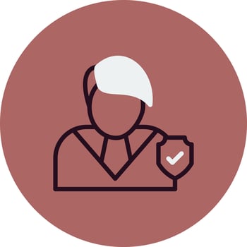 Insurance agent Vector Icon