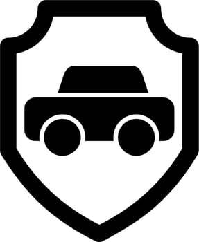 Car Insurance Vector Icon