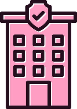 Insurance Company Vector Icon