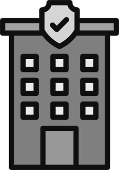 Insurance Company Vector Icon
