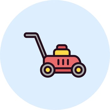 Lawn Mower Vector Icon