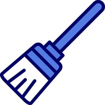 Broom Vector Icon
