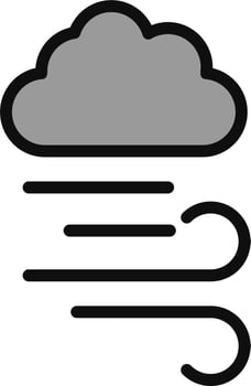 Windy Vector Icon