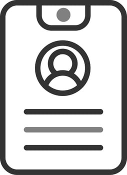 Security Pass Vector Icon