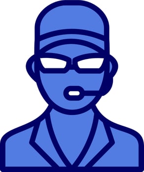 Personal Bodyguard Vector Icon