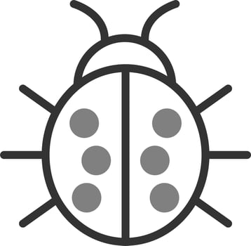 Ladybug Vector Icon