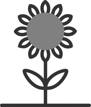 Sunflower Vector Icon