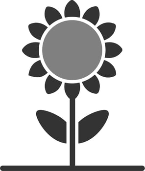 Sunflower Vector Icon