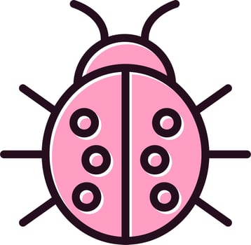 Ladybug Vector Icon