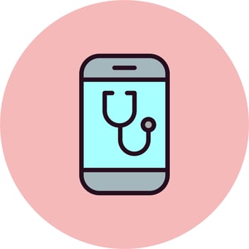Phonendoscope Vector Icon
