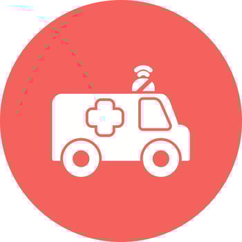 Ambulance Vector Icon