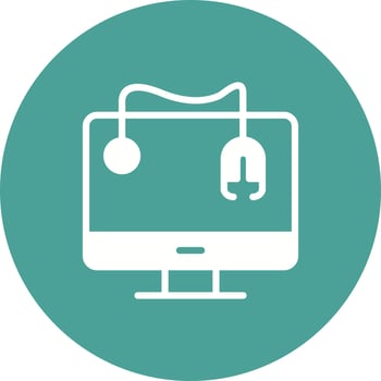 Computer Vector Icon