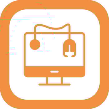 Computer Vector Icon