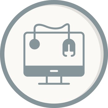 Computer Vector Icon