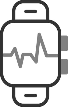 Pulse Smart Watch Vector Icon