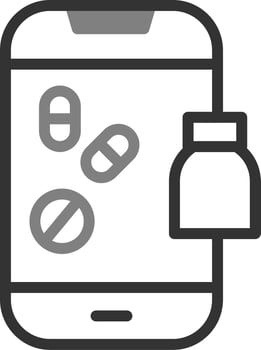 Online pharmacy Vector Icon