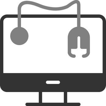 Computer Vector Icon