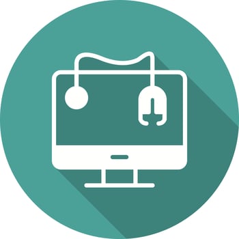 Computer Vector Icon