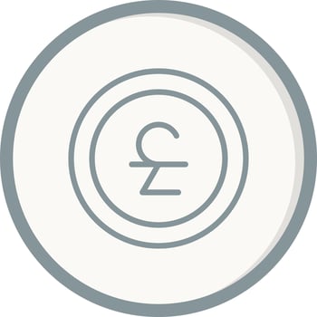 Euro Coin Vector Icon