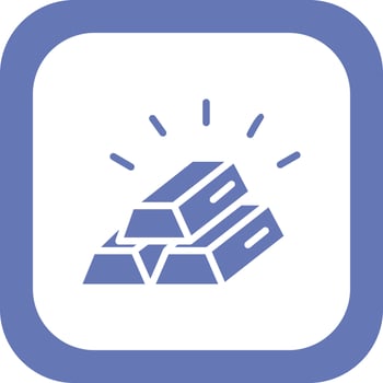 Gold Ingots Vector Icon