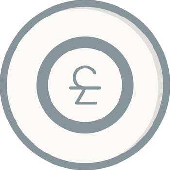Euro Coin Vector Icon