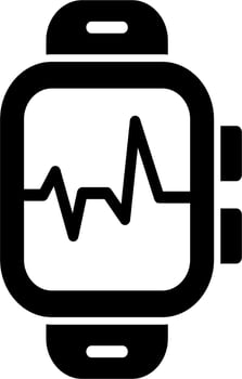 Pulse Smart Watch Vector Icon