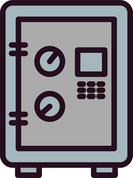 Automatic Safebox Vector Icon
