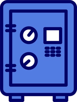Automatic Safebox Vector Icon