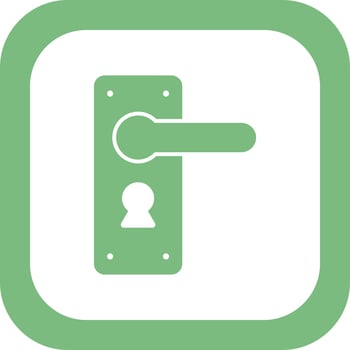 Door Handle Vector Icon