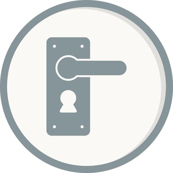 Door Handle Vector Icon